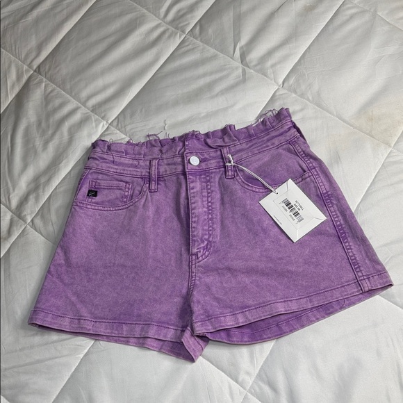 KanCan Pants - KanCan Purple Women's Jean Shorts